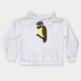 Artwork of a Spectacled Owl I Kids Hoodie